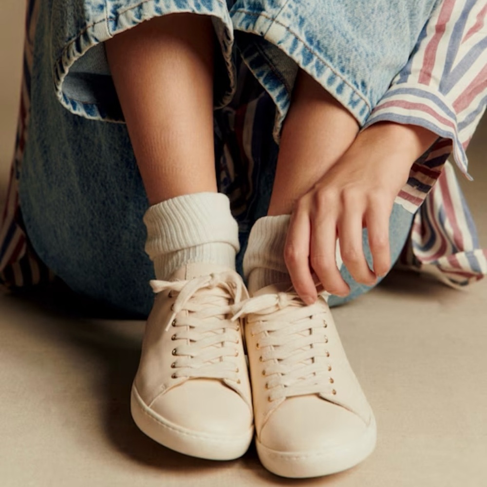 Sezane, Jack Cream Sneakers, EU39/US8